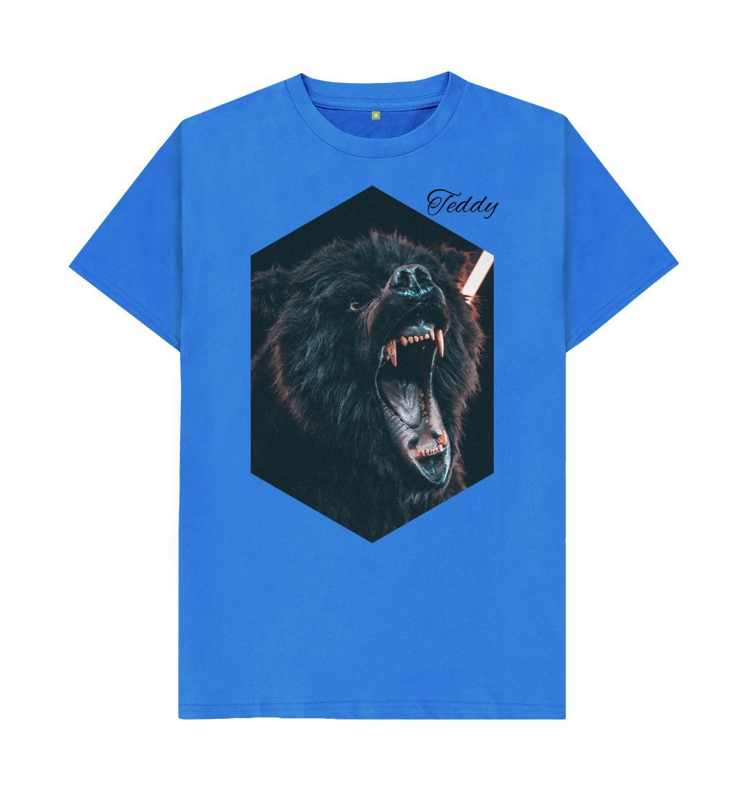 Bright Blue Teddy Bear Tee