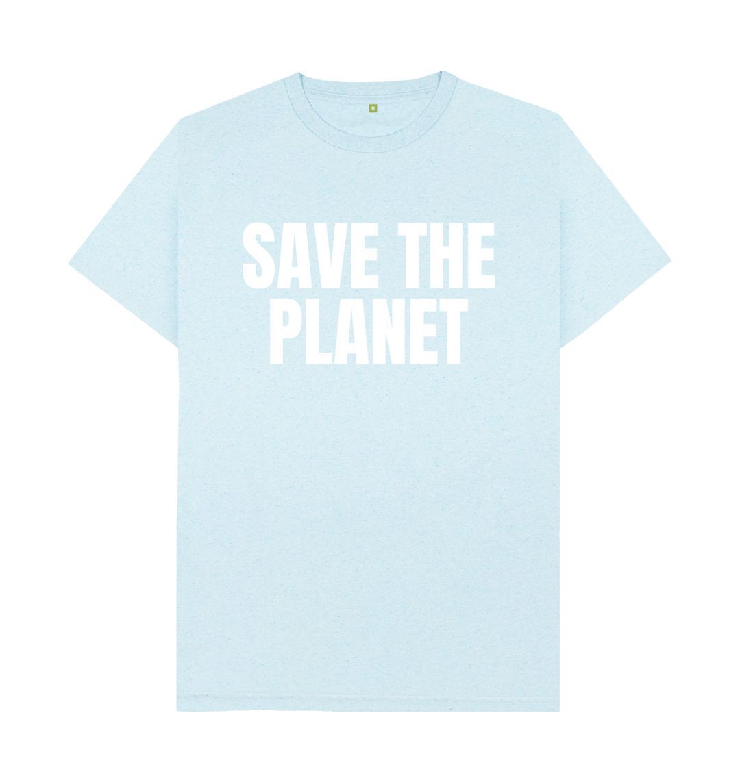 Light Blue Save The Planet Tee