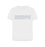 White NOPE Tee