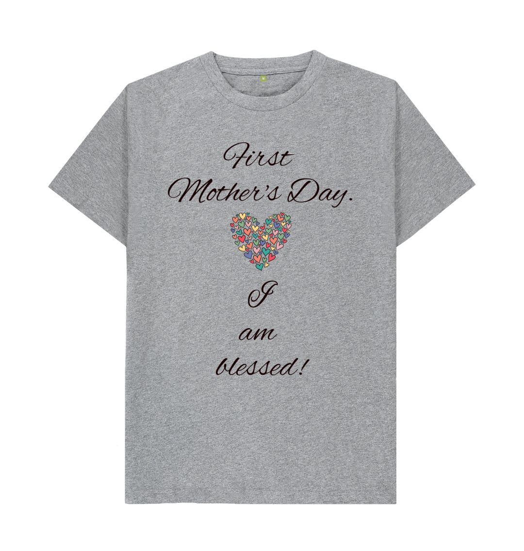 Athletic Grey First Mother's Day Tee