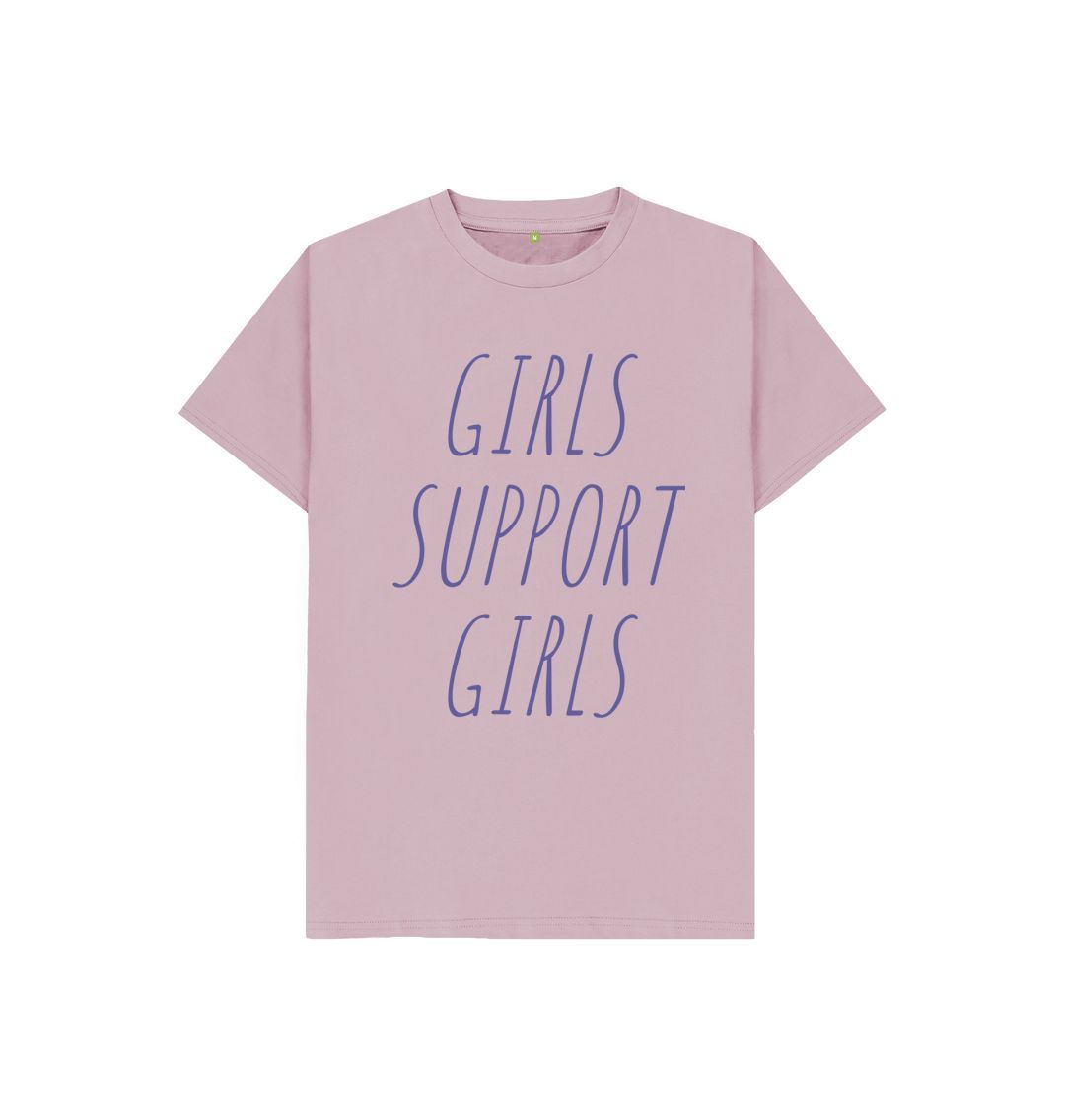 Mauve Girls Support Girls Tee