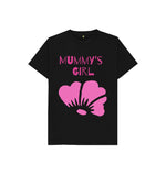 Black Mummy's Girl Kids Tee