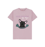 Mauve Easily Distracted By Dogs Tee