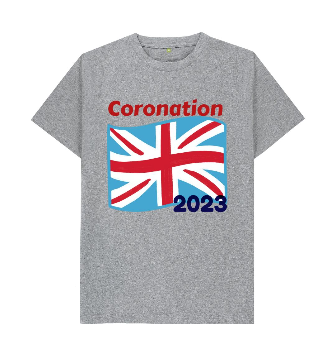 Athletic Grey Men's Flag and Coronation Tee