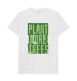 White Plant More Trees Tee