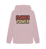 Mauve Flower Power Pullover Hoody