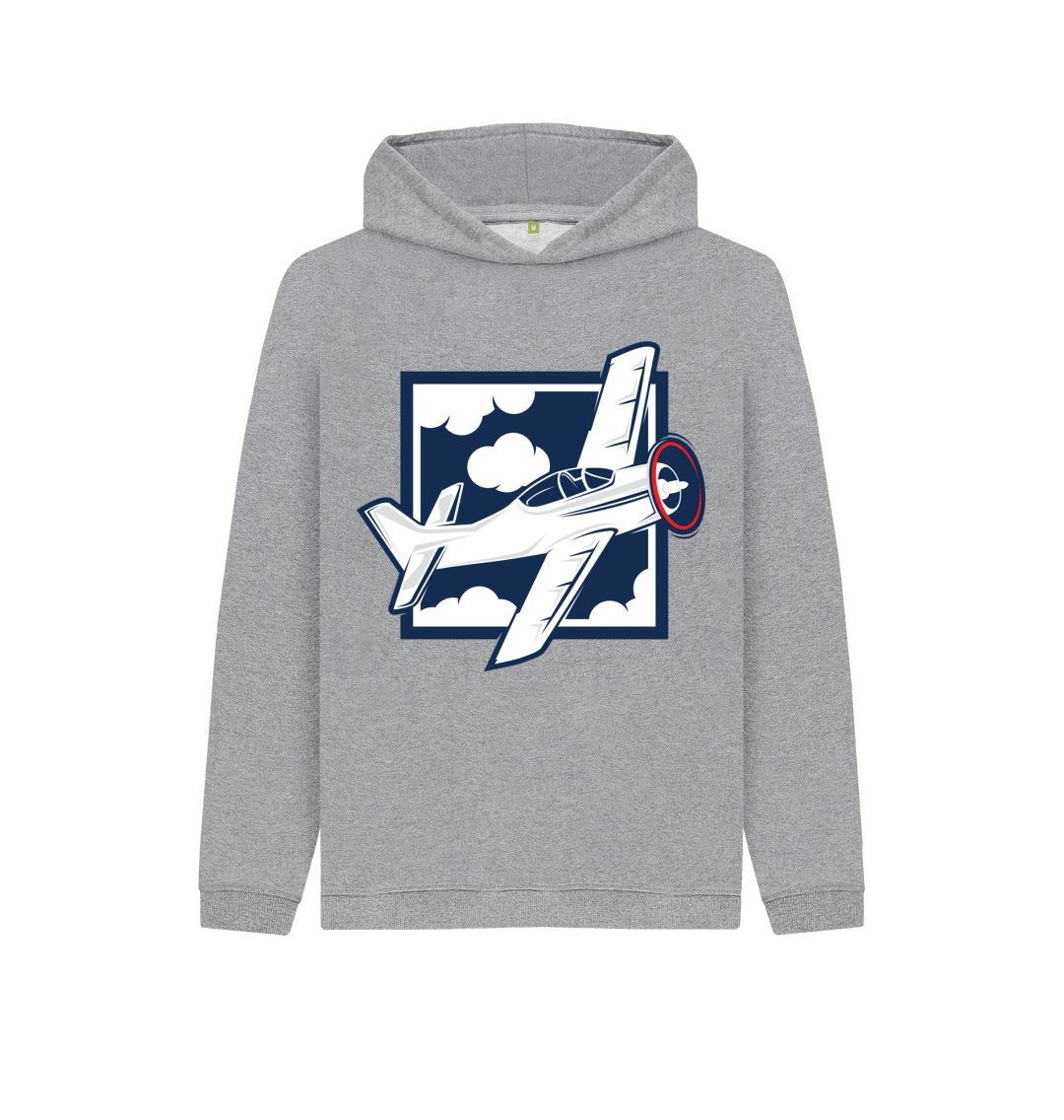 Athletic Grey Plane Hoody