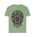 Sage Patterned Skeleton Tee