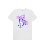 White Pink Flowers Tee