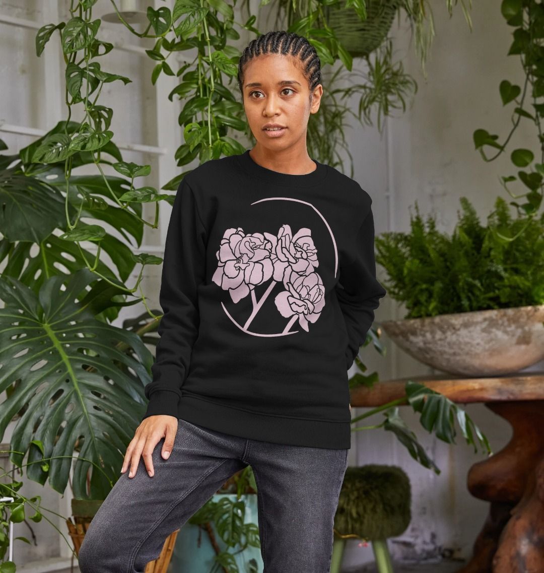 Pink Roses Remill Sweatshirt