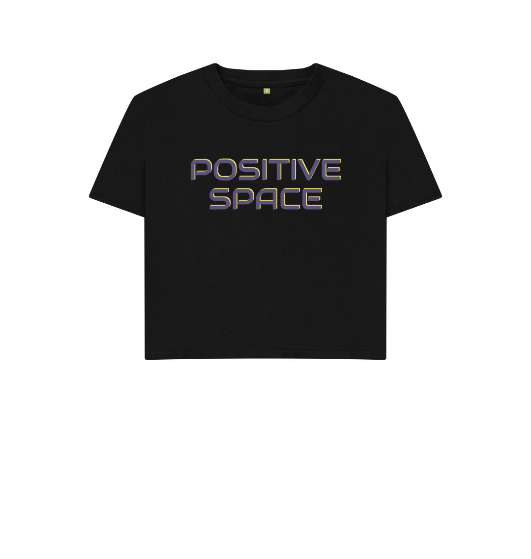 Black Positive Space Tee