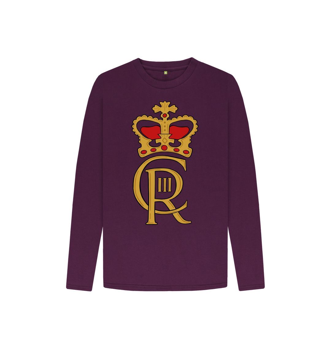 Purple Kids Long Sleeve Royal Charles's Tee