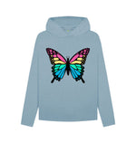 Stone Blue Butterfly Hoody