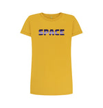 Mustard Space Tee Dress