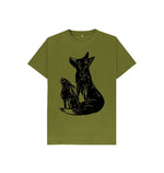 Moss Green Fox Tee