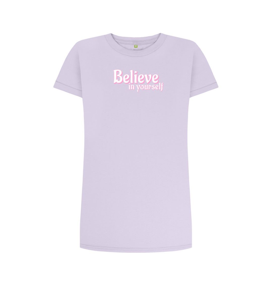 Violet Believe In Yourself Tee Dress