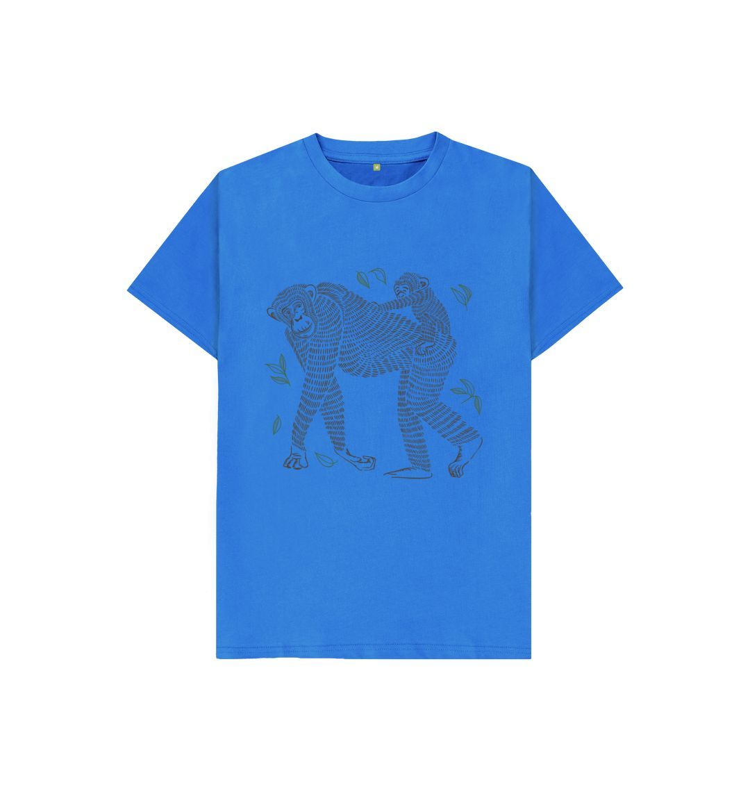 Bright Blue Chimp Tee