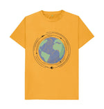 Mustard World In Space Tee