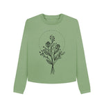 Sage Tulip Boxy Jumper