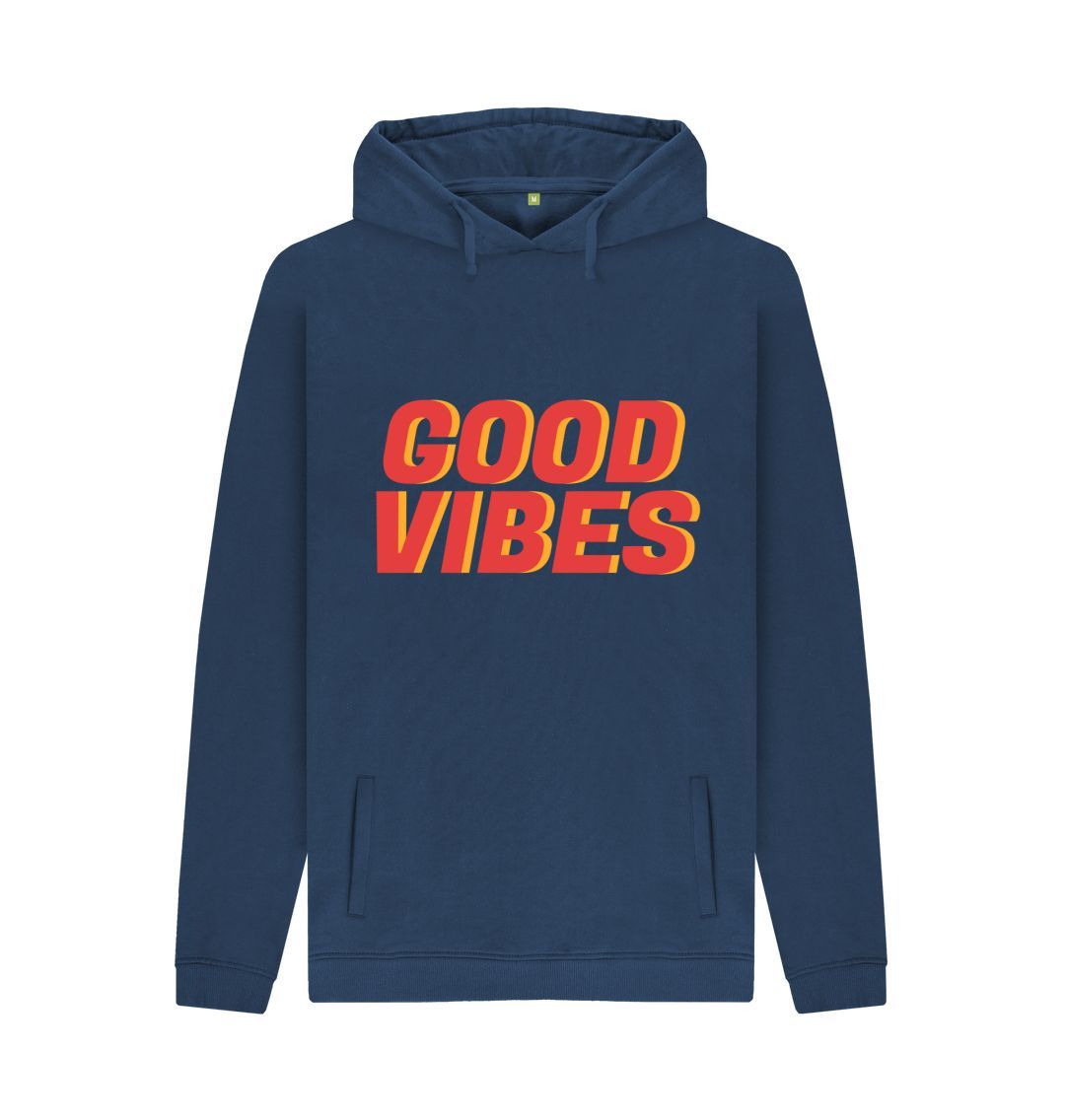 Navy Good Vibes Hoody