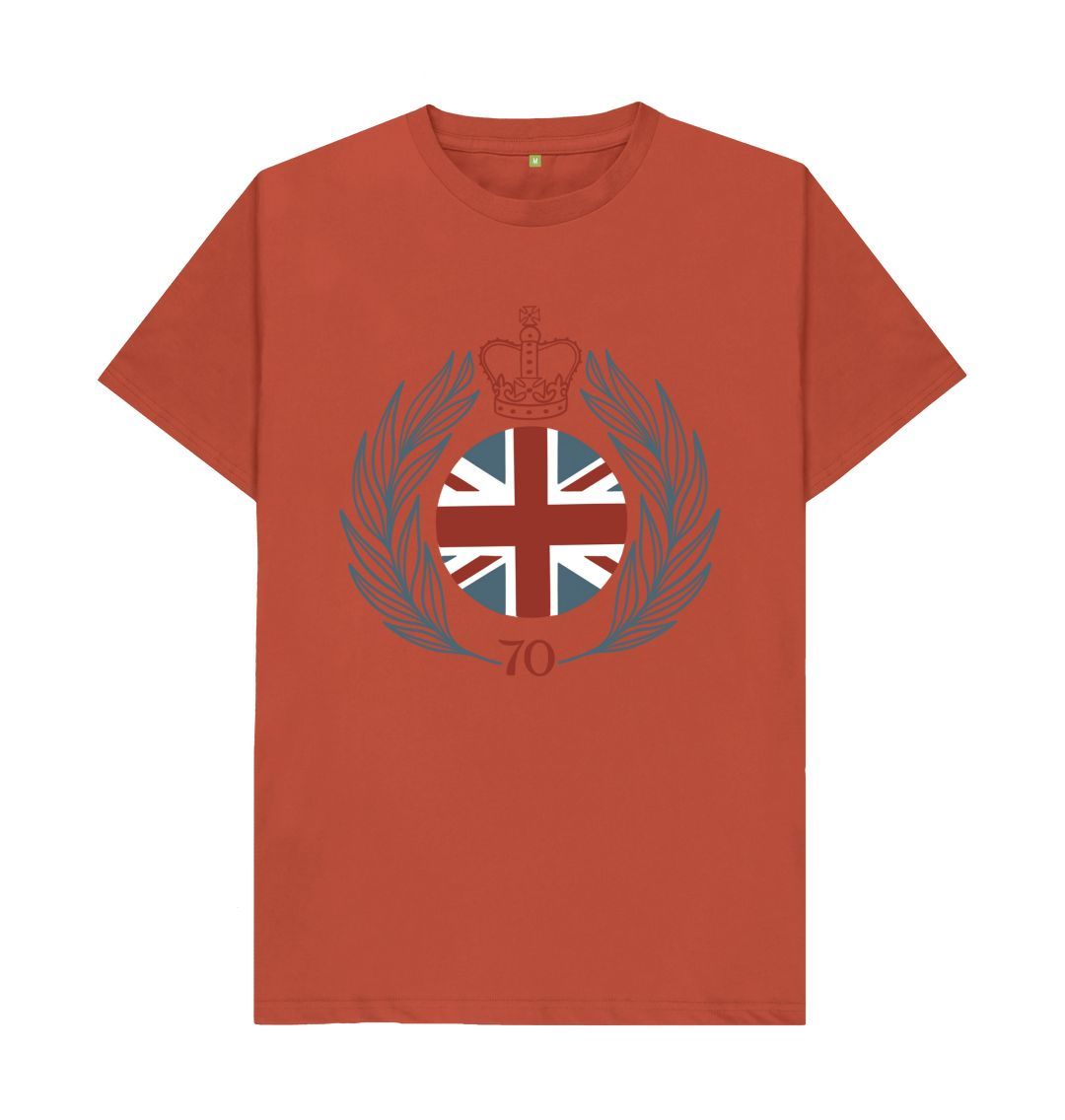 Rust Men's Royal Flag and Crown