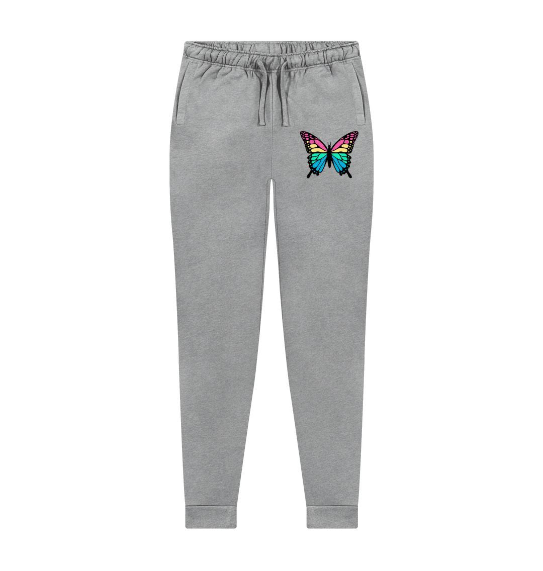 Athletic Grey Organic Butterfly Joggers