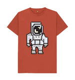 Rust Space Man In Space Tee