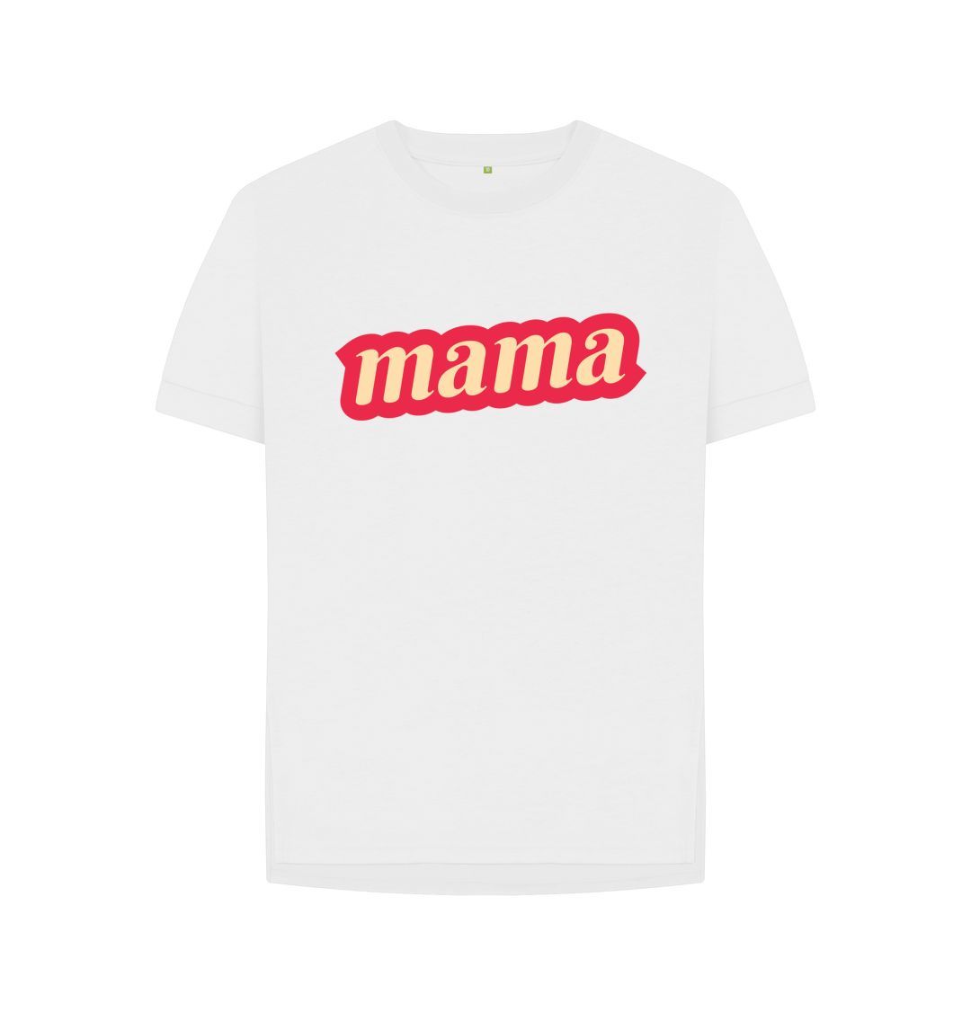 White Women's Mama Tee