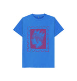 Bright Blue Kids King's Purple Stamp Tee