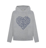 Athletic Grey Heart Full Of Fish Hoody