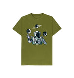 Moss Green Space Man Tee